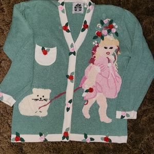 Vintage Floral Sweater